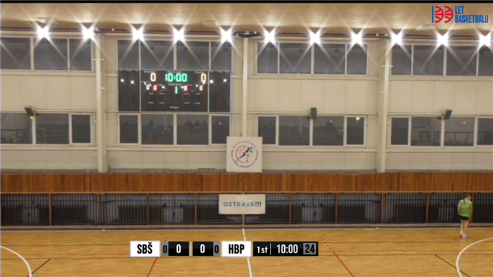 SBŠ Ostrava - HB Basket Praha  (juniorky U19, extraliga, ročník 2024/25, základní část)